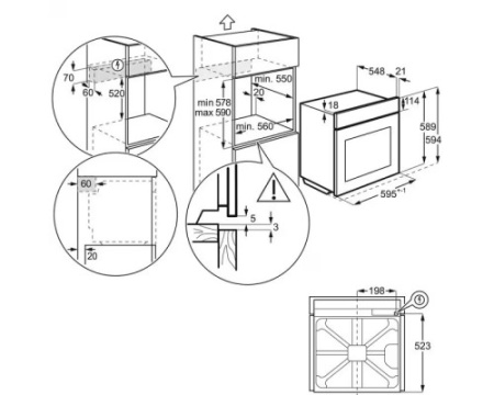 Духовой шкаф Electrolux EOD5F71X