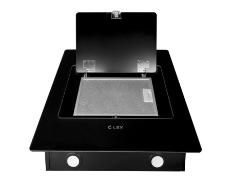 Наклонная кухонная вытяжка LEX Leila 600 Black