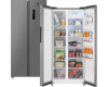 Отдельностоящий холодильник с инвертором Weissgauff WSBS 500 Inverter NoFrost Inox