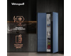 Отдельностоящий холодильник с инвертором Weissgauff WSBS 600 NoFrost Inverter Blue Glass