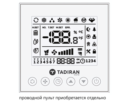 Кассетный кондиционер Tadiran TCC-24ZFS