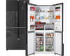 Отдельностоящий холодильник с инвертором Weissgauff WCD 450 Inox Glass NoFrost Inverter