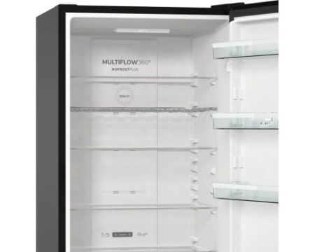Отдельностоящий двухкамерный холодильник Gorenje NRK620EABXL4