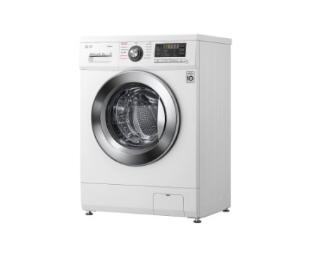 Узкая стиральная машина с сушкой LG F1296CDS3