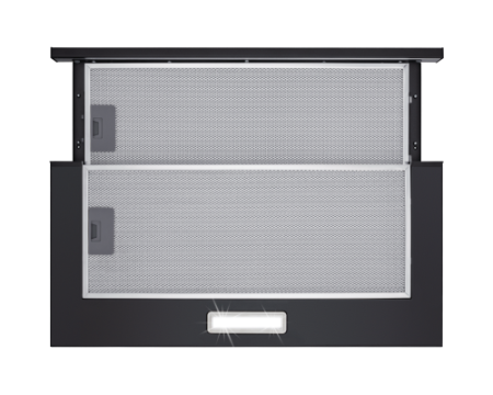 Телескопическая вытяжка Meferi SLIDEBOX60BK LIGHT