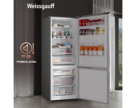 Отдельностоящий холодильник с инвертором Weissgauff WRK 1970 DX Full NoFrost Inverter