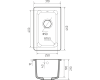 Мойка Rivelato BERKANA 25 BK-25 nero