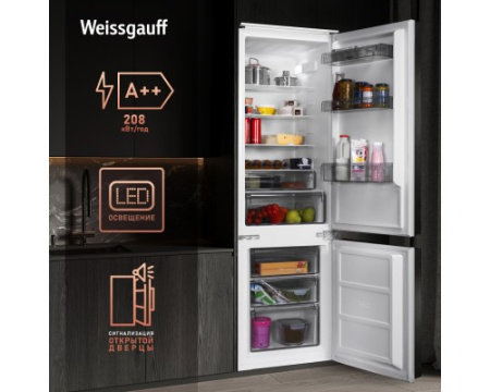 Встраиваемый холодильник Weissgauff WRKI 178 Inverter