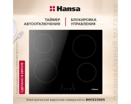 Электрическая панель Hansa BHC633005