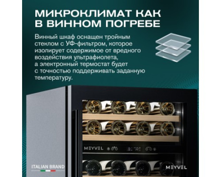 Винный шкаф Meyvel MV46PRO-KBT2