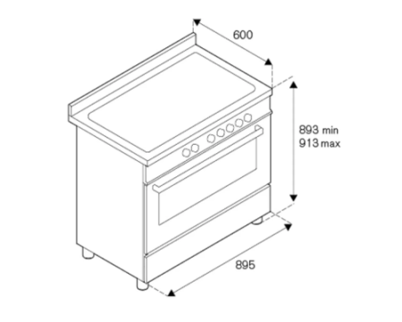Варочный центр Bertazzoni MAS95I1EXT