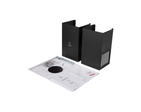 Наклонная кухонная вытяжка LEX Mira G 500 Black