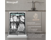 Встраиваемая посудомоечная машина Weissgauff DW 6138 Inverter Touch Inox