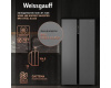 Отдельностоящий холодильник с инвертором Weissgauff WSBS 600 NoFrost Inverter Bru Steel Glass