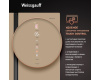 Отдельностоящий холодильник с инвертором Weissgauff WSBS 1036 Inverter NoFrost Premium Champagne Glass