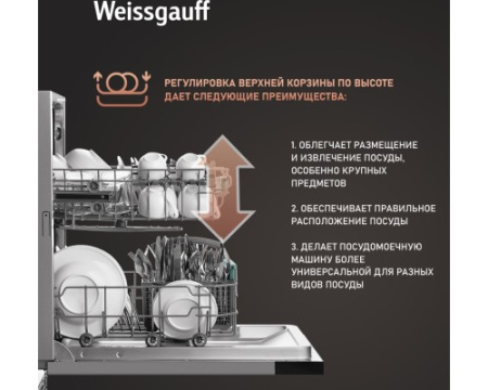 Встраиваемая посудомоечная машина Weissgauff BDW 4026