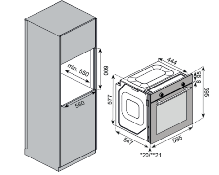 Духовой шкаф Kuppersberg HF 610 BX