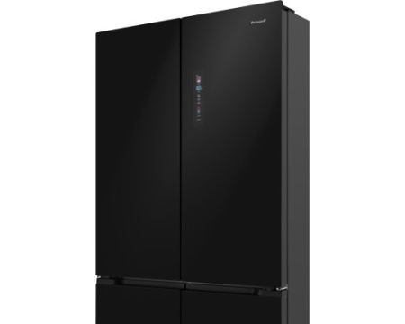 Отдельностоящий холодильник с инвертором Weissgauff WCD 510 Built-in Inverter NoFrost Black Glass