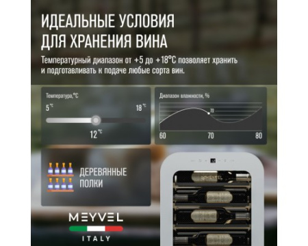 Винный шкаф Meyvel MV34-KWF1