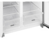 Отдельностоящий холодильник с инвертором Weissgauff WSBS 500 Inverter NoFrost Black Glass