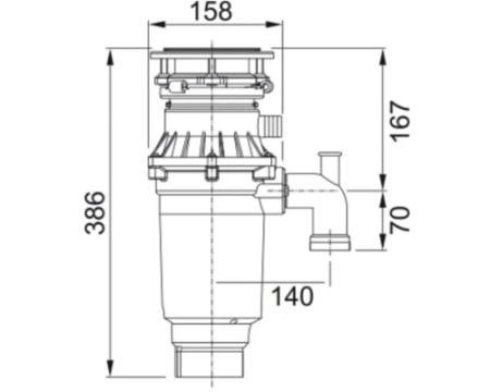 Измельчитель Franke Turbo Elite TE-75S