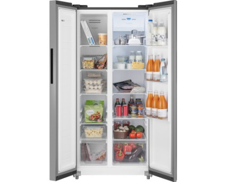 Отдельностоящий холодильник с инвертором Weissgauff WSBS 500 Inverter NoFrost Inox