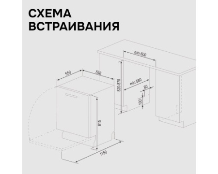 Посудомоечная машина Zigmund & Shtain DW 314.6