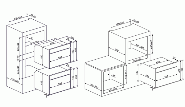 Встраиваемый духовой шкаф Smeg SFP 4102PZS