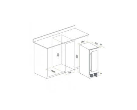 Винный шкаф Meyvel MV28NH-KWT2