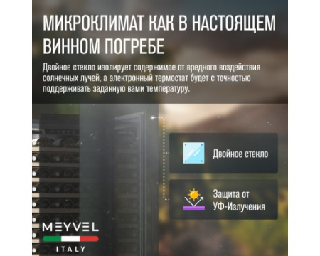 Винный шкаф Meyvel MV66-KBB1
