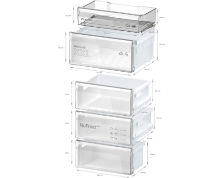 Двухкамерный холодильник Bosch KGN362LDF
