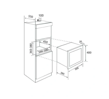 Микроволновая печь ZUGEL ZMO251B
