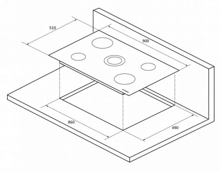 Варочная поверхность KUPPERSBERG ESO 905 F