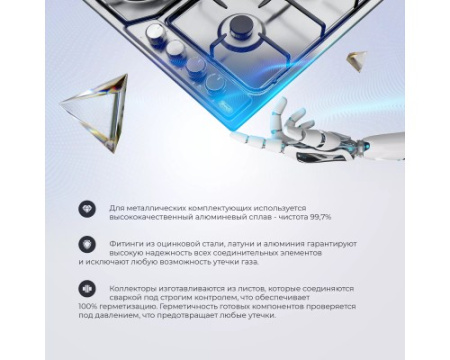 Газовая варочная панель DeLonghi DFI 46 ASDV RUS