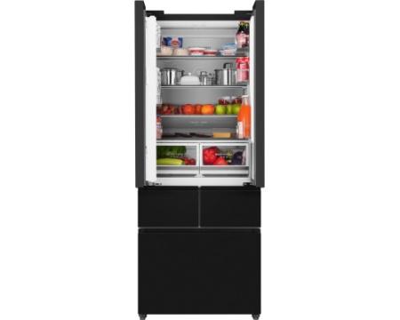 Отдельностоящий холодильник Weissgauff WFD 450 Built-in Inverter NoFrost Dark Inox