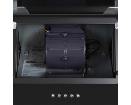 Кухонная вытяжка HOMSair ELF PUSH 50 черный