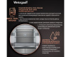 Отдельностоящий холодильник с инвертором Weissgauff WCD 590 Nofrost Inverter Premium EcoFresh Dark Grey Glass