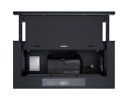 Телескопическая вытяжка Meferi SLIDEBOX60BK POWER