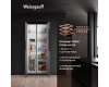 Отдельностоящий холодильник с инвертором Weissgauff WSBS 450 XNF Built-in