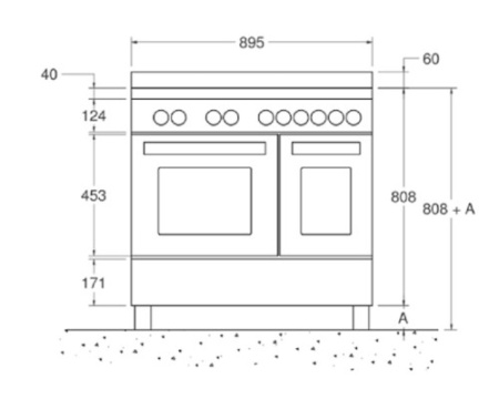 Варочный центр Bertazzoni PRO95I2ENET