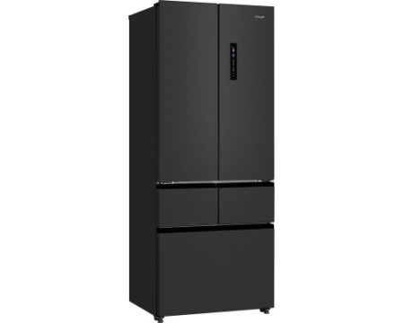 Отдельностоящий холодильник Weissgauff WFD 450 Built-in Inverter NoFrost Dark Inox