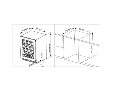 Винный шкаф Cavanova CV046T