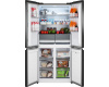 Отдельностоящий холодильник с инвертором Weissgauff WCD 450 Rock Glass NoFrost Inverter