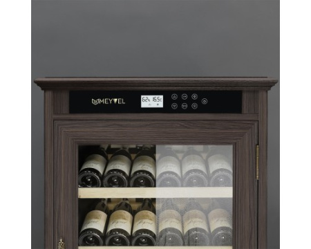 Винный шкаф Meyvel MV102-WD1-C (Dark Chocolate)