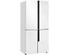 Отдельностоящий холодильник с инвертором Weissgauff WCD 450 White Rock Glass NoFrost Inverter
