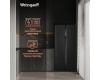 Отдельностоящий холодильник с инвертором Weissgauff WSBS 500 Inverter NoFrost Black Glass