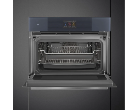 Компактный духовой шкаф с пароваркой Smeg SO4104APG