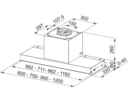 Вытяжка Franke FSTS DRIP-FREE 60 X 305.0702.609