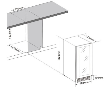 Винный шкаф CELLAR PRIVATE CP027-2T