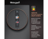 Отдельностоящий холодильник Weissgauff WFD 450 Total NoFrost Inverter Dark Grey Built-in